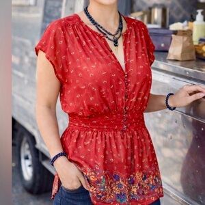 Kimchi Blue by Urban Outfitters Boho Chic Top Size XS